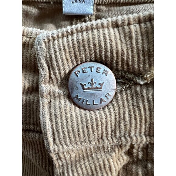 Peter Millar Mens Tan Corduroy Pants Size 36 - Picture 5 of 9